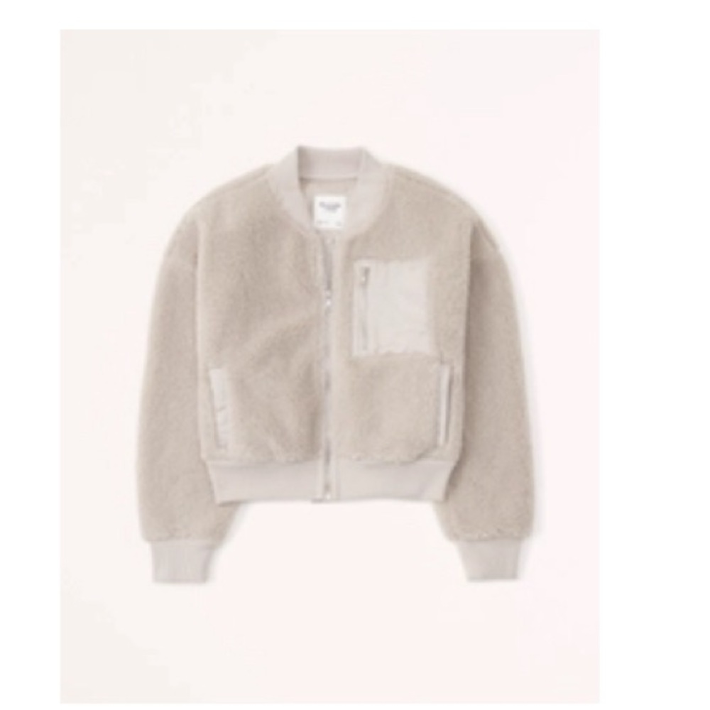 Abercrombie Sherpa bomber jacket